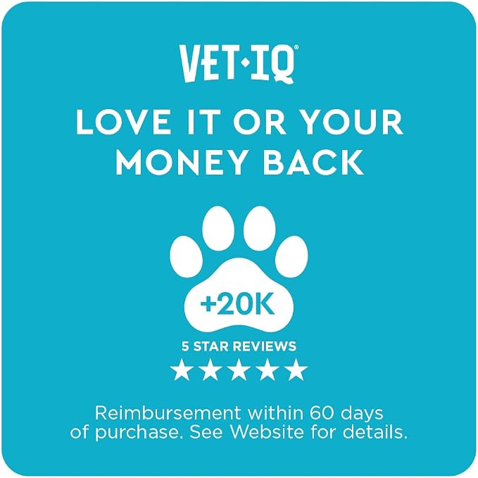 VetIQ 8-in-One Multifunctional Supplements for Dogs, Supports Hip & Joint, Urinary Tract, Immune System, Skin Health and Heart Health, Soft Chews, Made in the USA, 60 Count