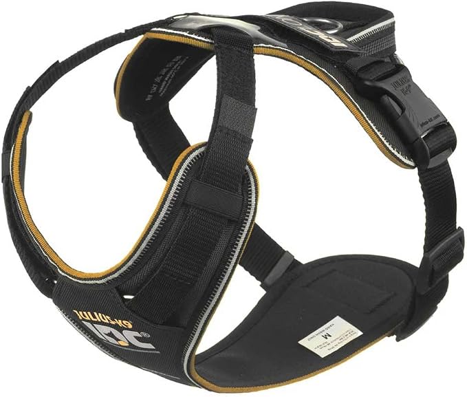 IDC Longwalk Y-Harness, Black-Gray, Size: XS