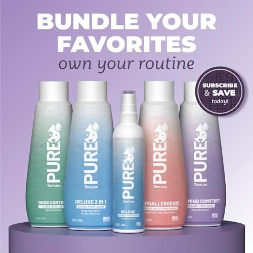 TropiClean Pure Calming Dog Shampoo, Lavendar Mist Scent, 22oz