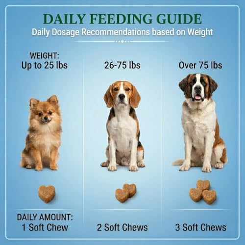 Salmon Oil for Dogs, Omega-3 Fish Oil Soft Chews for Healthy Skin & Shiny Coat, Itch & Shedding Support with DHA, Kelp & Biotin, Chicken Flavor