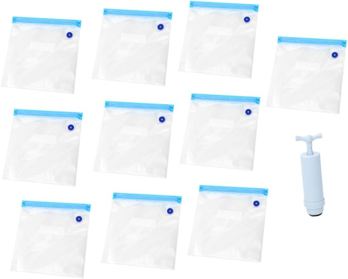 SOLUSTRE 1Set Multifunction Vacuum Compression Bag for Pet Food Preservation Non Filter Pump Food Storage Airtight Seal for Freshness for Meat Dried Fruits and More
