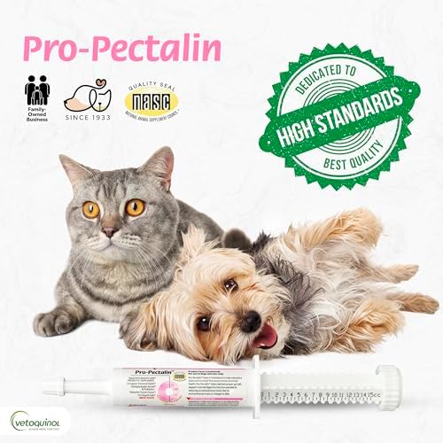 Vetoquinol Pro-Pectalin - Supports Digestive System & Stool Firmness for Dogs & Cats - Probiotic Supplement for Intestinal Support - For All Breeds - 30cc (Pack of 2)