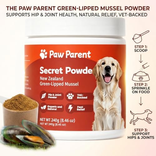 Paw Parent Green Lipped Mussel Secret Powder for Dogs Macho S Care (1pcs)
