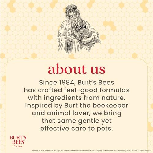Burt's Bees Manuka Honey Oatmeal Dog Conditioner, Coconut Oil, 10 Fl Oz