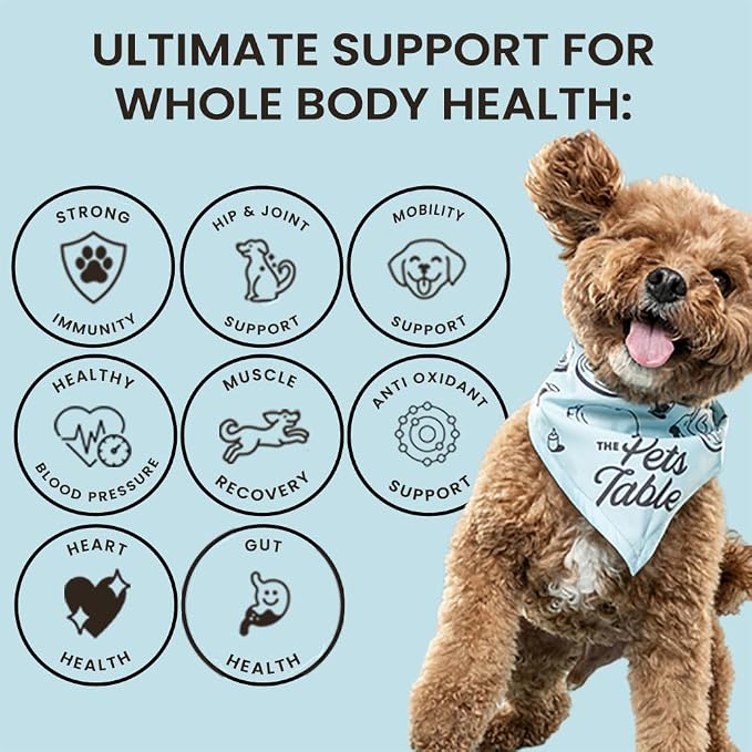 The Pets Table 8 in 1 Soft Chew Dog Vitamins, Chicken Flavor, 50 Chews
