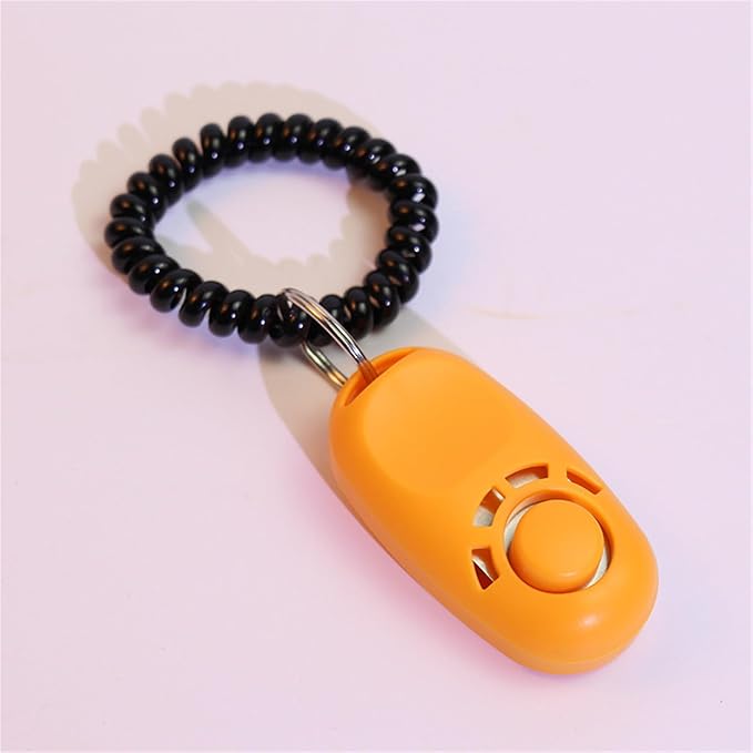 Dog Training Clicker, Stretch Wrist Rope