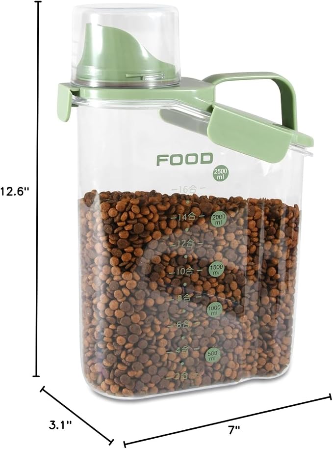 Dog Food Storage Container, Green