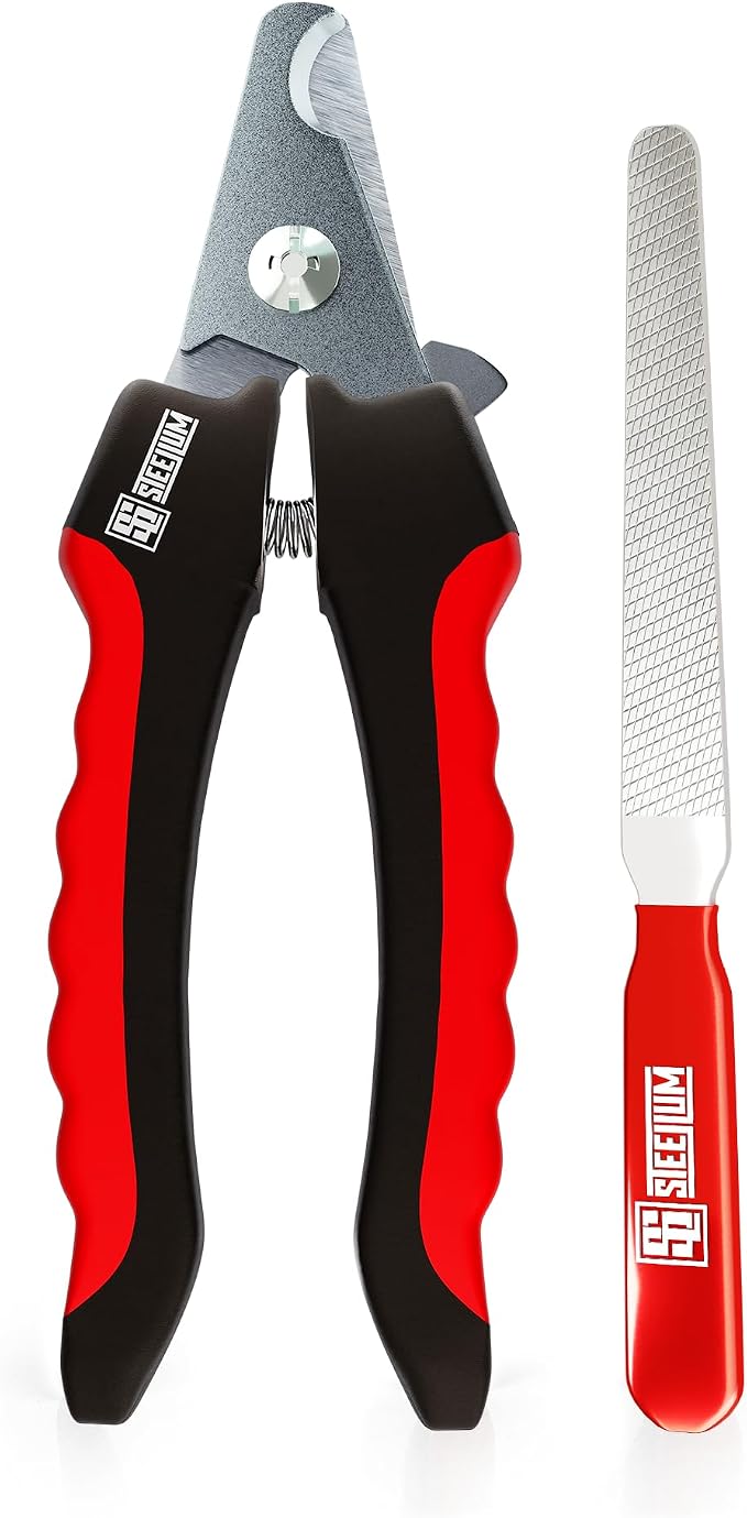 Professional Dog Nail Clippers for Large Dogs, Ergonomic Grip