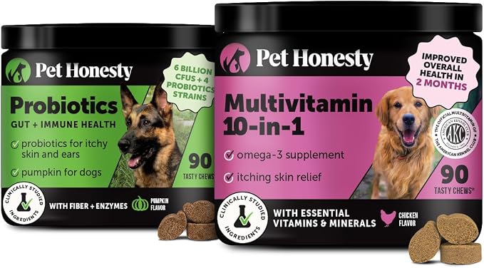 Dog Digestive & Complete Health Bundle - Pumpkin & Chicken, 90ct