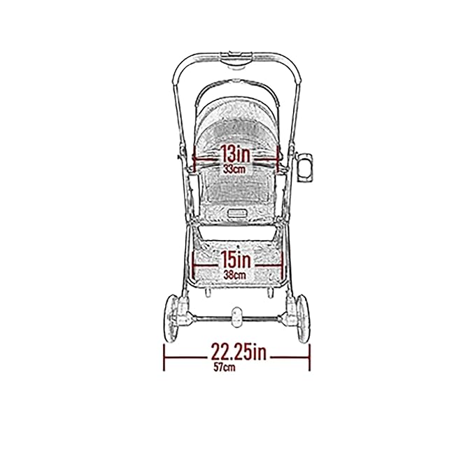 Pet Gear 3-in-1 View 360 Travel System Stroller - Onyx, 4 Wheel