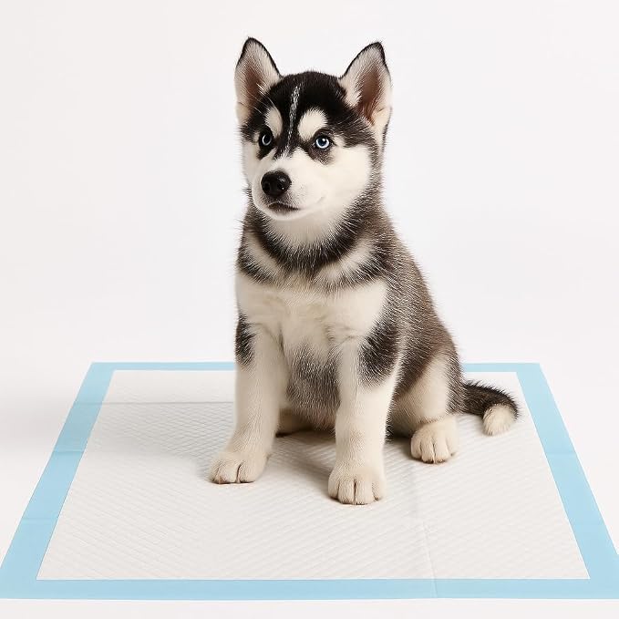 Super-Absorbent Pet Training Pads, Leak-Proof Design, 24-Hour Protection, Thickening Material (Extra Large, 20, 60x90)