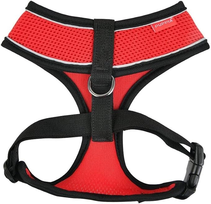 Puppia Soft Harness PRO - RED - L