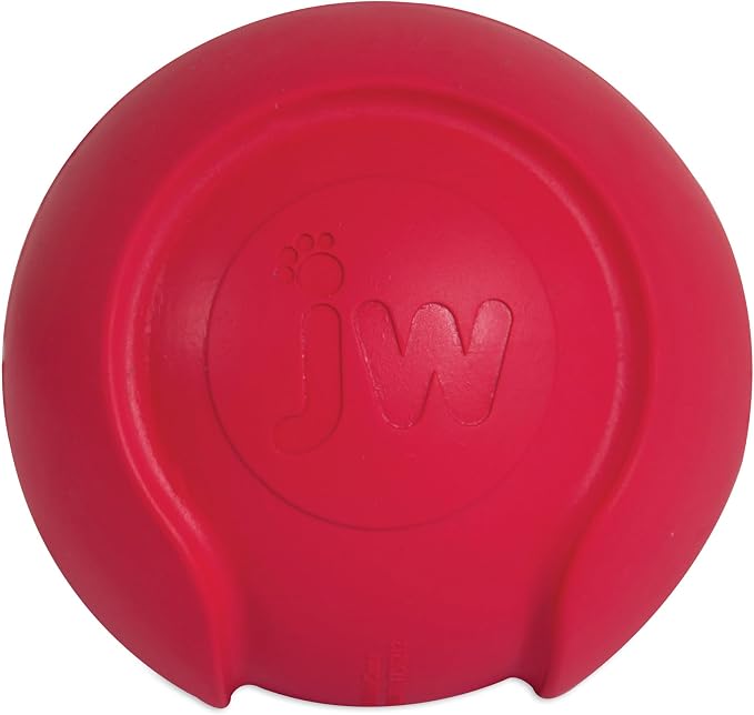 JW Pet Company iSqueak Bouncin' Baseball Dog Toy, Large (Colors Vary), multi (40037)