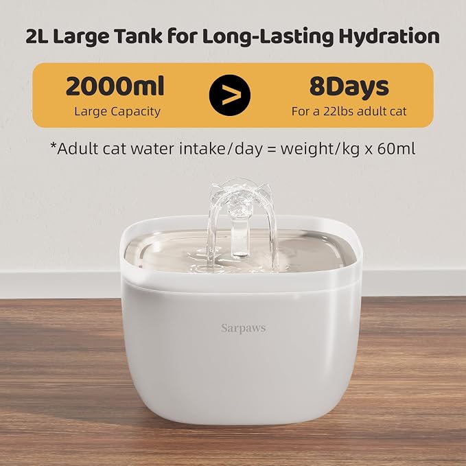 WiFi Automatic Cat Feeder and Water Fountain Set, App Control Pet Food Dispenser with 304 Stainless Steel Bowl, 3L/12 Cups Feeder & 2L Water Fountain Combo, 10s Voice, Secure Locking Lid, Dual Power