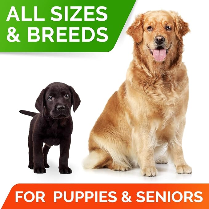 STRELLALAB Dog Probiotics Treats for Picky Eaters - Digestive Enzymes + Prebiotics