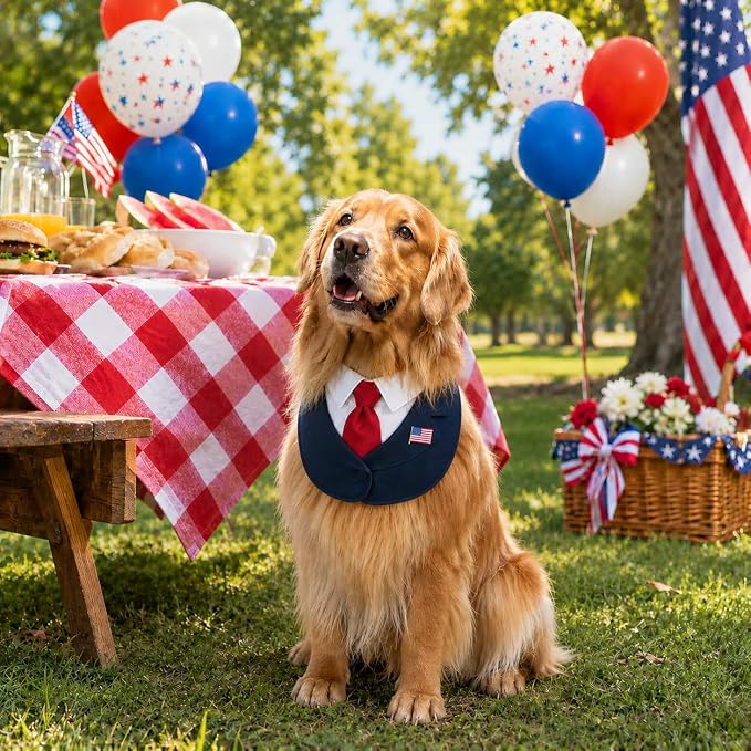 Premium Red Dachshund President Costume, Medium, Medium, Red