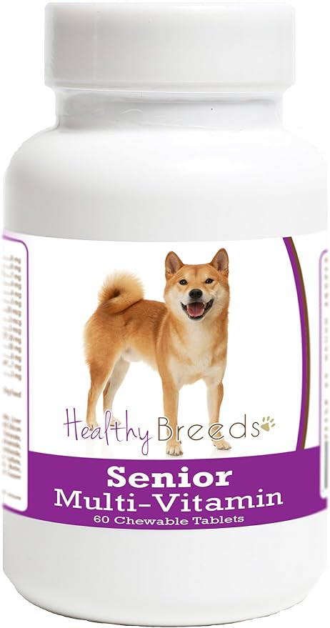 Healthy Breeds Shiba Inu Senior Dog Multivitamin Tablets 60 Count