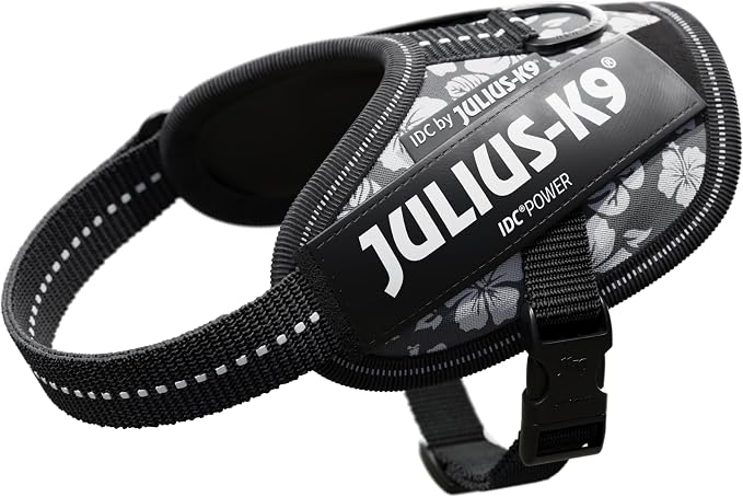 Julius-K9, IDC Powerharness, Dog Harness, Size: 2XS/Baby 2, Aloha Gray