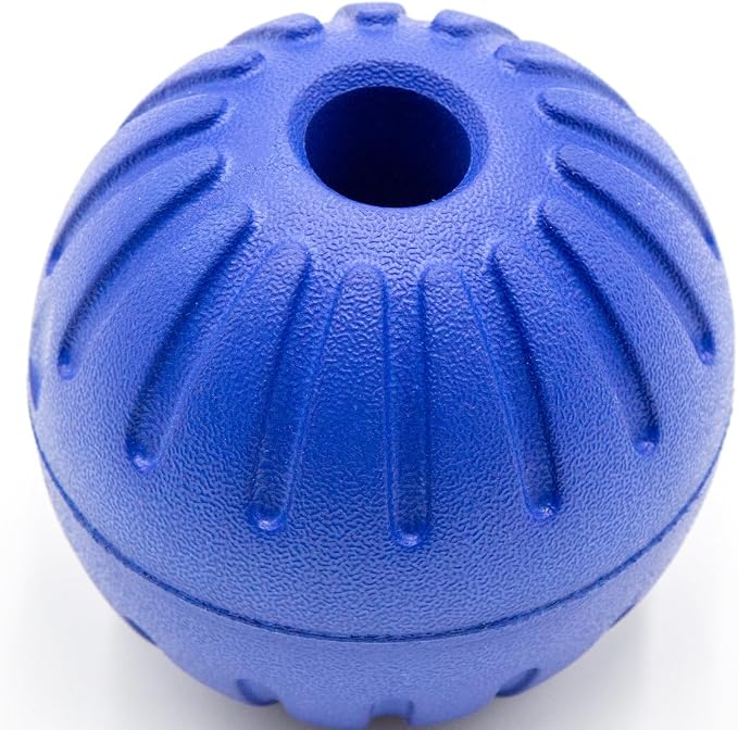 Leerburg Foam Ball Dog Toy – Durable, Safe Fetch Toy for Dogs, Floats in Water (Blue)