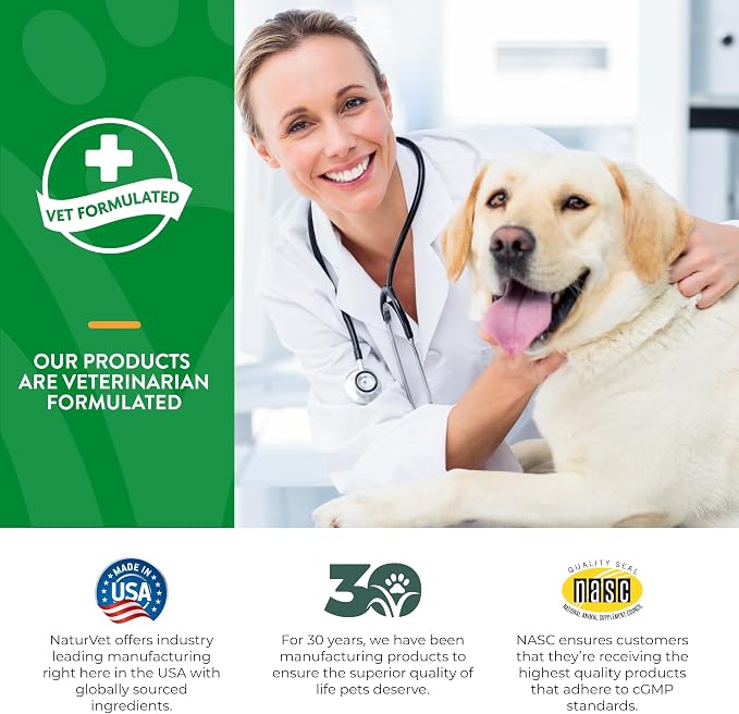 NaturVet Advanced Probiotics & Enzymes Powder for Dogs & Cats - 1lb