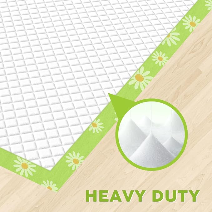 CROCI Dog Pads Daisy Scented 30x36in 40 Counts, Extra Large Pee Pads for Dogs 36x36in 30 Counts