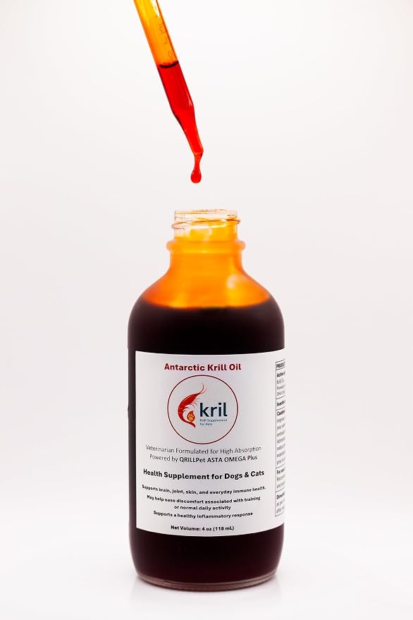 kril™ Antarctic Krill Oil Liquid Supplement for Dogs & Cats