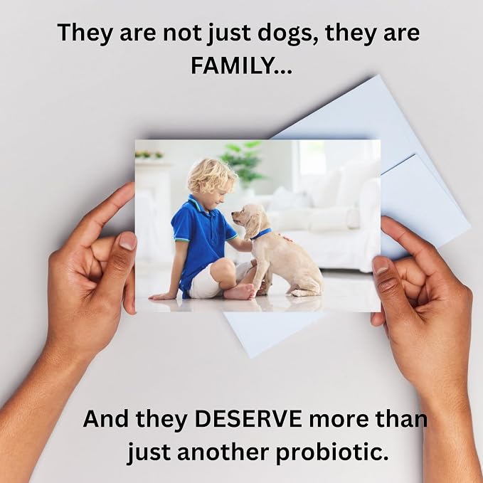 Dog Probiotic Powder – Gut Health Probiotics for Dogs with Digestive Enzymes, Prebiotics & Pumpkin – Supports Firm Stool, Diarrhea Relief, Immune Boost – Natural Dog Gut Health Powder