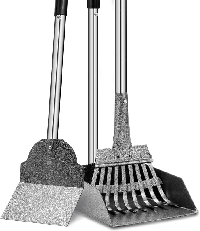 3-Piece Dog Waste Set – Rake, Scoop & Shovel Pooper Scooper Set