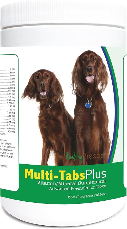Healthy Breeds Irish Setter Multi-Tabs Plus Chewable Tablets 365 Count