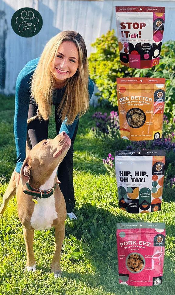 Hip Hip Oh Yay! Canine Hip & Joint Supplement Soft chew with Glucosamine, Chondroitin, Green Lipped Mussel, MSM, Hyaluronic Acid, Boswellia and so Much More!