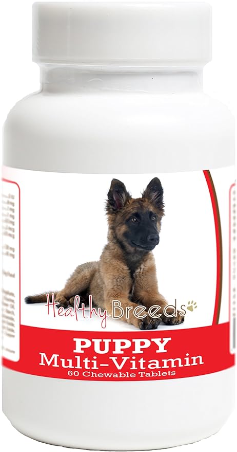 Healthy Breeds Belgian Tervuren Puppy Dog Multivitamin Tablet 60 Count