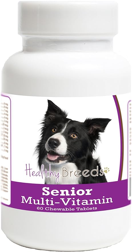 Healthy Breeds Border Collie Senior Dog Multivitamin Tablets 60 Count