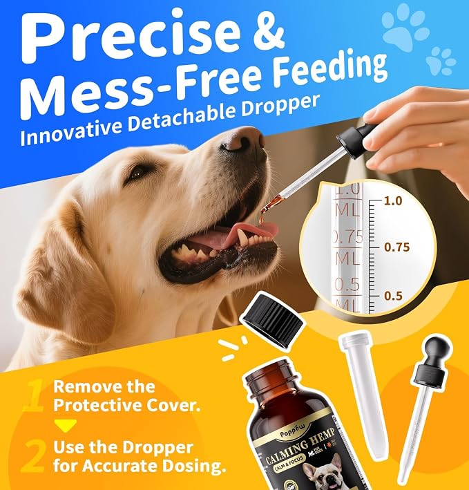Calming Melatonin Drops for Dogs