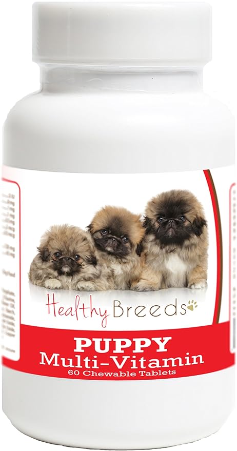 Healthy Breeds Pekingese Puppy Dog Multivitamin Tablet 60 Count