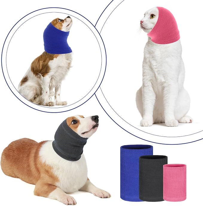 CIATBYYJ Dog Ear Muffs, 3 Pcs, 3 Sizes (S/M/L)