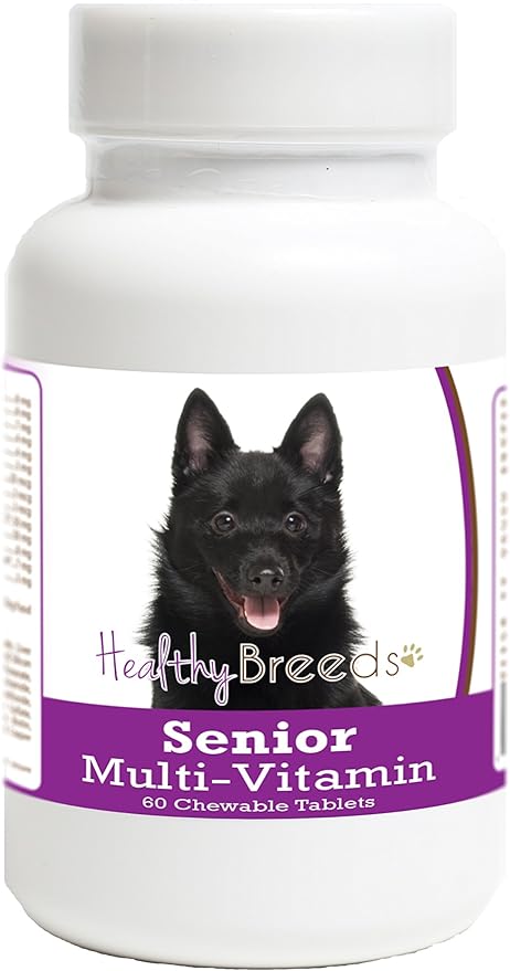 Healthy Breeds Schipperke Senior Dog Multivitamin Tablets 60 Count