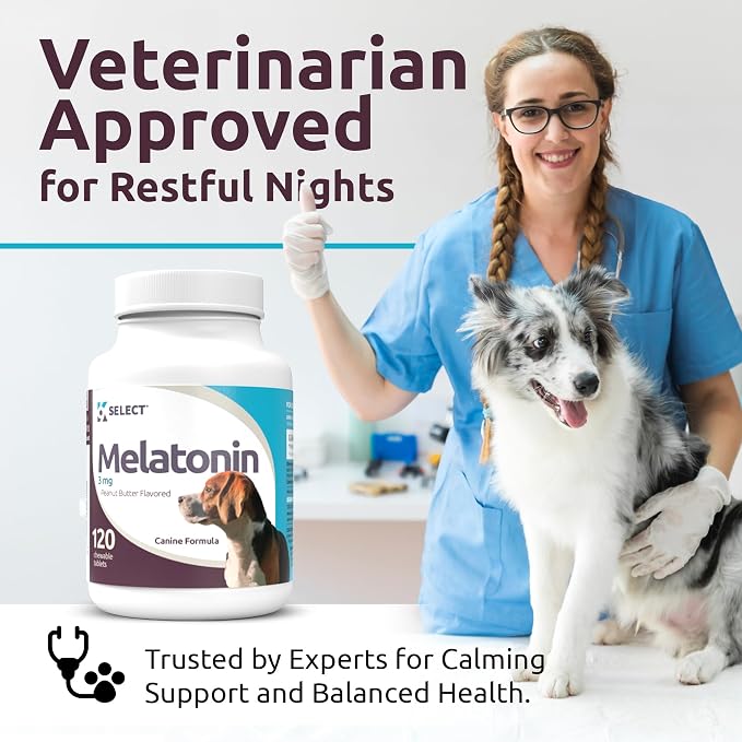 K9 Select Melatonin for Dogs, Peanut Butter, Medium