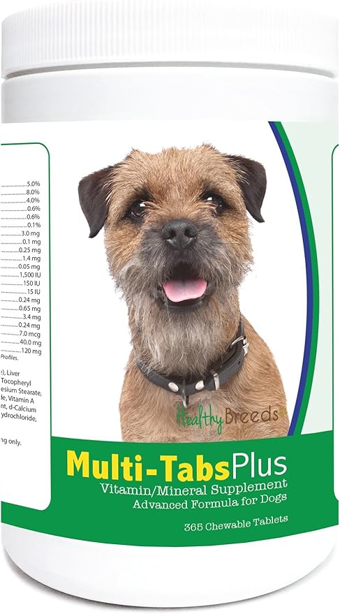 Healthy Breeds Border Terrier Multi-Tabs Plus Chewable Tablets 365 Count