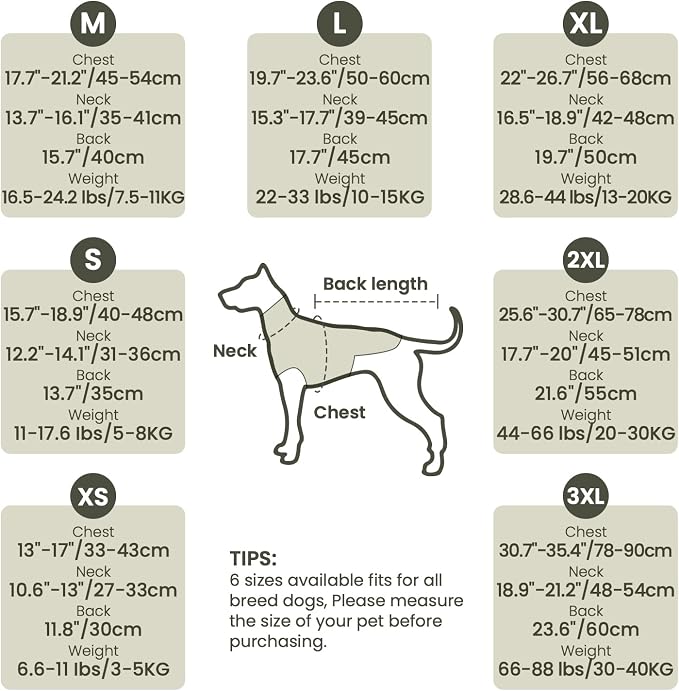 Dog Anxiety Vest and Coat, Skin-Friendly Anxiety Calming Hoodie with Ear Wrap, Dog Jacket for Thunder, Fireworks, Travel, Vet Visits and Separation - Keep Pet Calm Without Medicine & Training