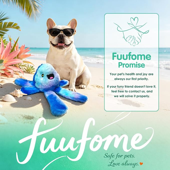 Fuufome Interactive Automatic Jumping Dog Toy for Small, Medium & Breeds to Keep Them Busy | Tug of War, Squeaky Moving, Motion-Activated Design, Not for Aggressive Chewers