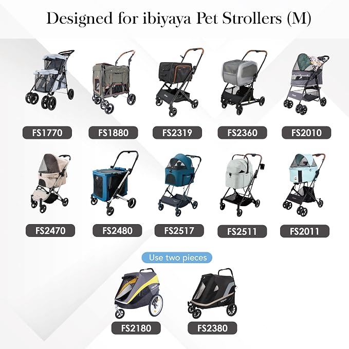 ibiyaya All-Season Pet Stroller Cushion - Earthy Brown (M)