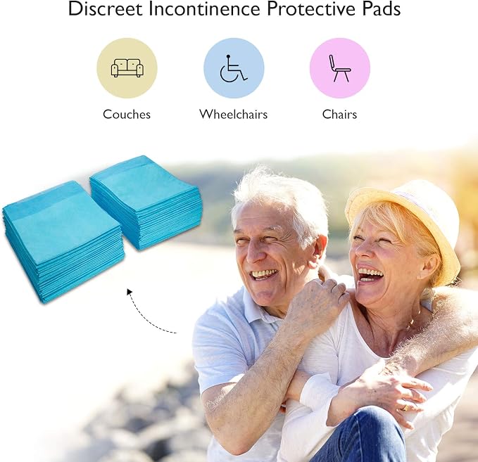 Lightweight Cat Litter Pads, 500 Count - 12" x 17" Disposable Puppy Pads - Light Absorbance, Waterproof Underpads - Liner Protectors for Wheelchairs, Diaper Changing, Dog Training, Incontinence