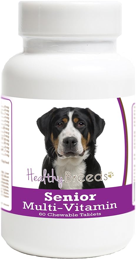 Healthy Breeds Greater Swiss Mountain Dog Senior Dog Multivitamin Tablets 60 Count