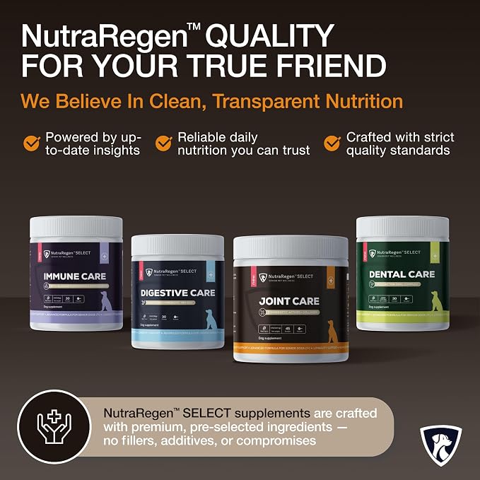 NutraRegen Select Joint & Mobility Supplements for Senior Dogs (7+)
