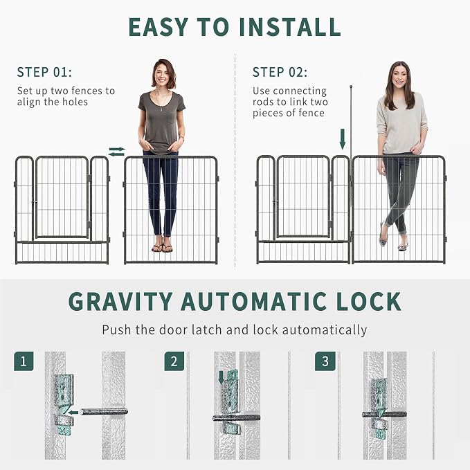Musen Dog Playpen, 32in 16 Panels