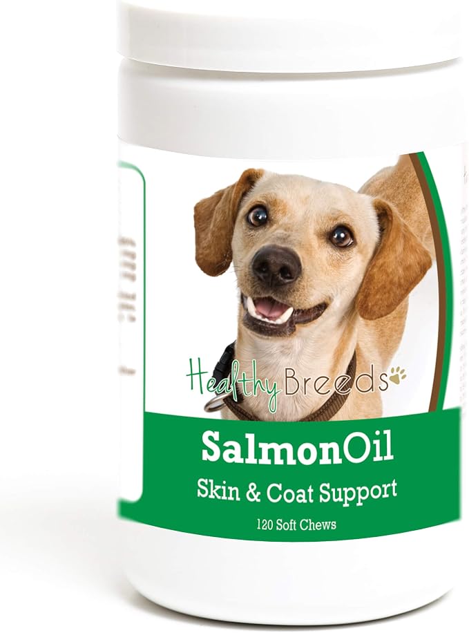 Healthy Breeds Chiweenie Salmon Oil Soft Chews 120 Count