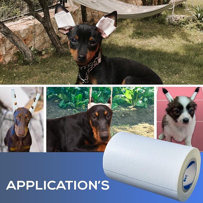 Ear Tape for Dogs, 1 Pack, 3.0 inch (75mm)