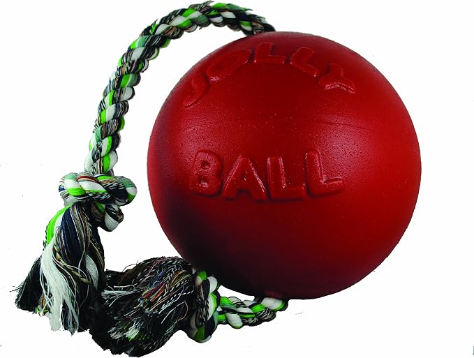 Romp-N-Roll Ball Size: 14" H x 6" W x 6" D, Color: Red