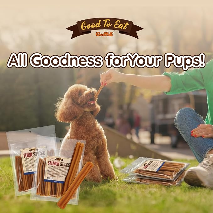 Gootoe Fish Dog Treats, High Protein, Salmon Sticks, Grain Free, 24 oz