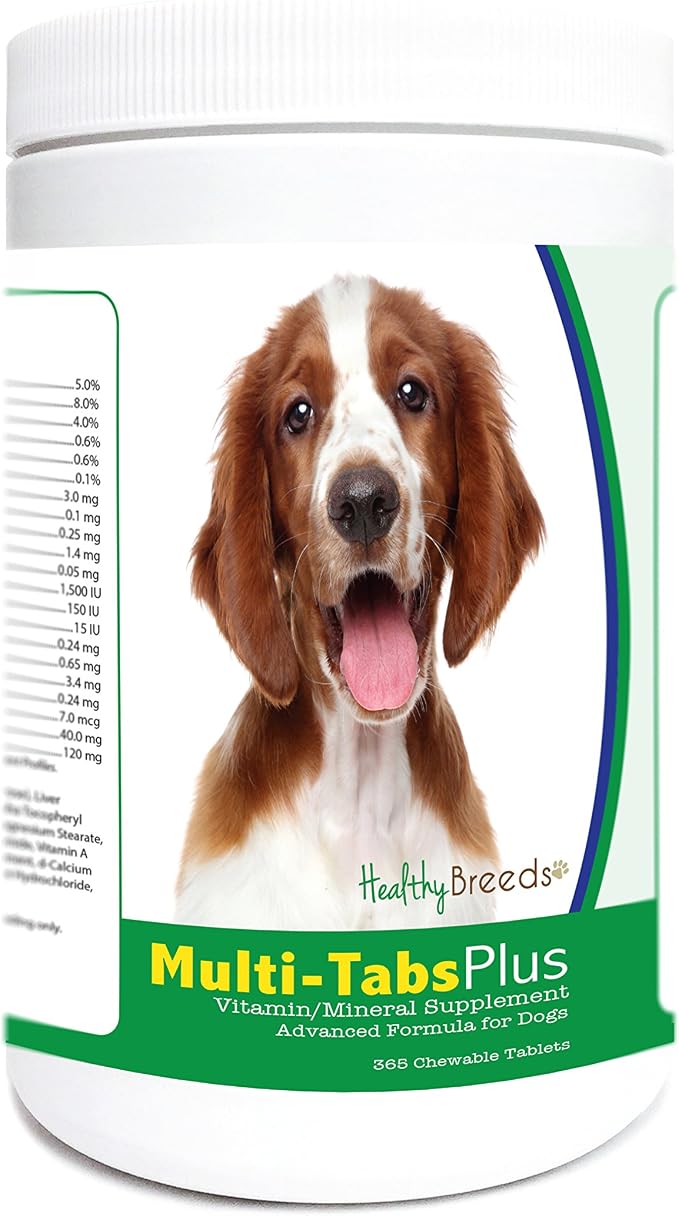 Healthy Breeds Welsh Springer Spaniel Multi-Tabs Plus Chewable Tablets 365 Count